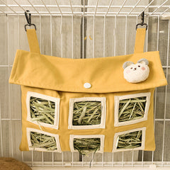 Cozy Hay Bag — Cotton Canvas Hay Holder for Bunnies thumbnail 3