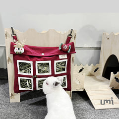 Cozy Hay Bag — Cotton Canvas Hay Holder for Bunnies thumbnail 2