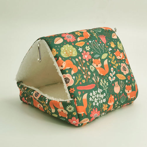 Cartoon Cotton Nest — A Snug Hideaway for Small Pets