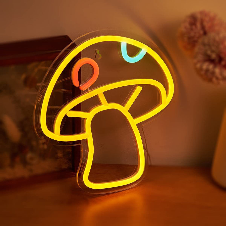 Mushroom Neon Light
